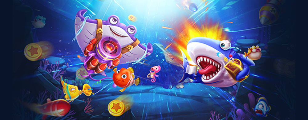 ภาพเกมยิงปลาโทนสีสดสำหรับเลือกเล่นใน bng55